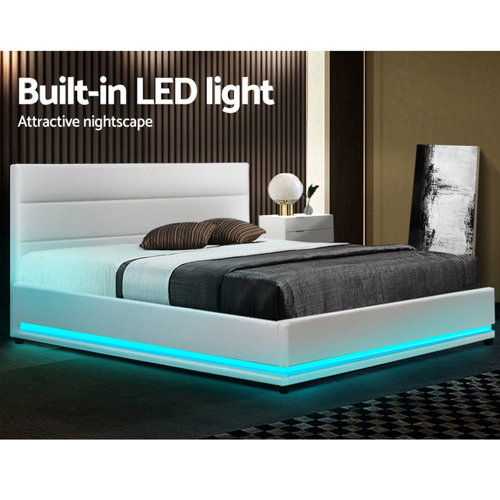 Metro Lane Wilburton LED Upholstered Ottoman Bed Frame & Reviews Wayfair.co.uk Metro Lane Wilburton LED Upholstered Ottoman Bed Frame & Reviews Wayfair.co.uk